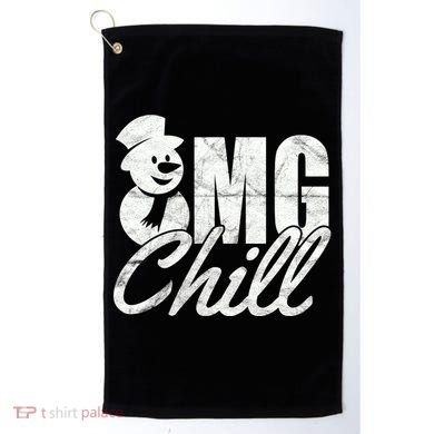 OMG Chill Winter Snowman Golf Towel