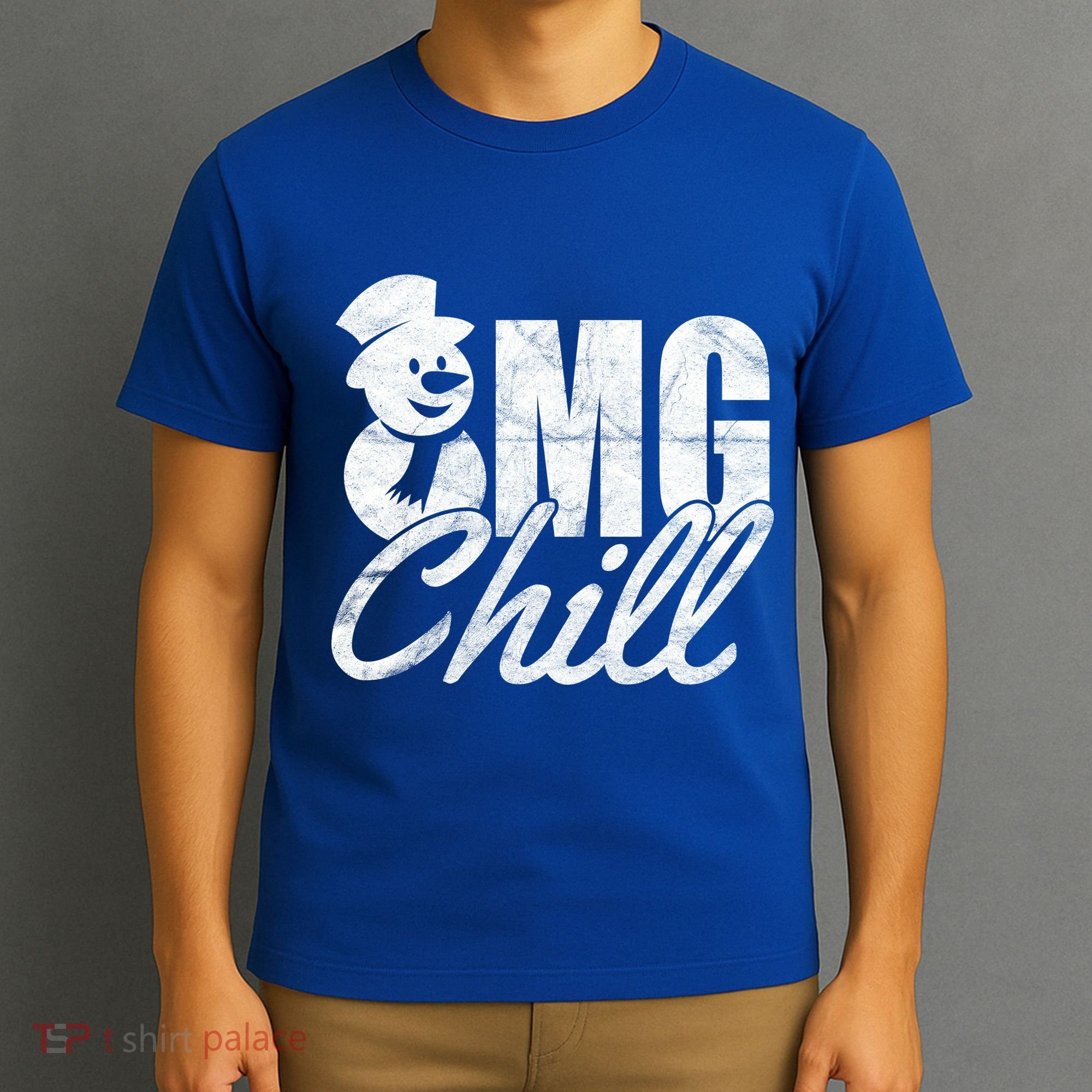 OMG Chill Winter Snowman T-Shirt