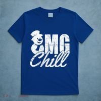 OMG Chill Winter Snowman T-Shirt thumb 5