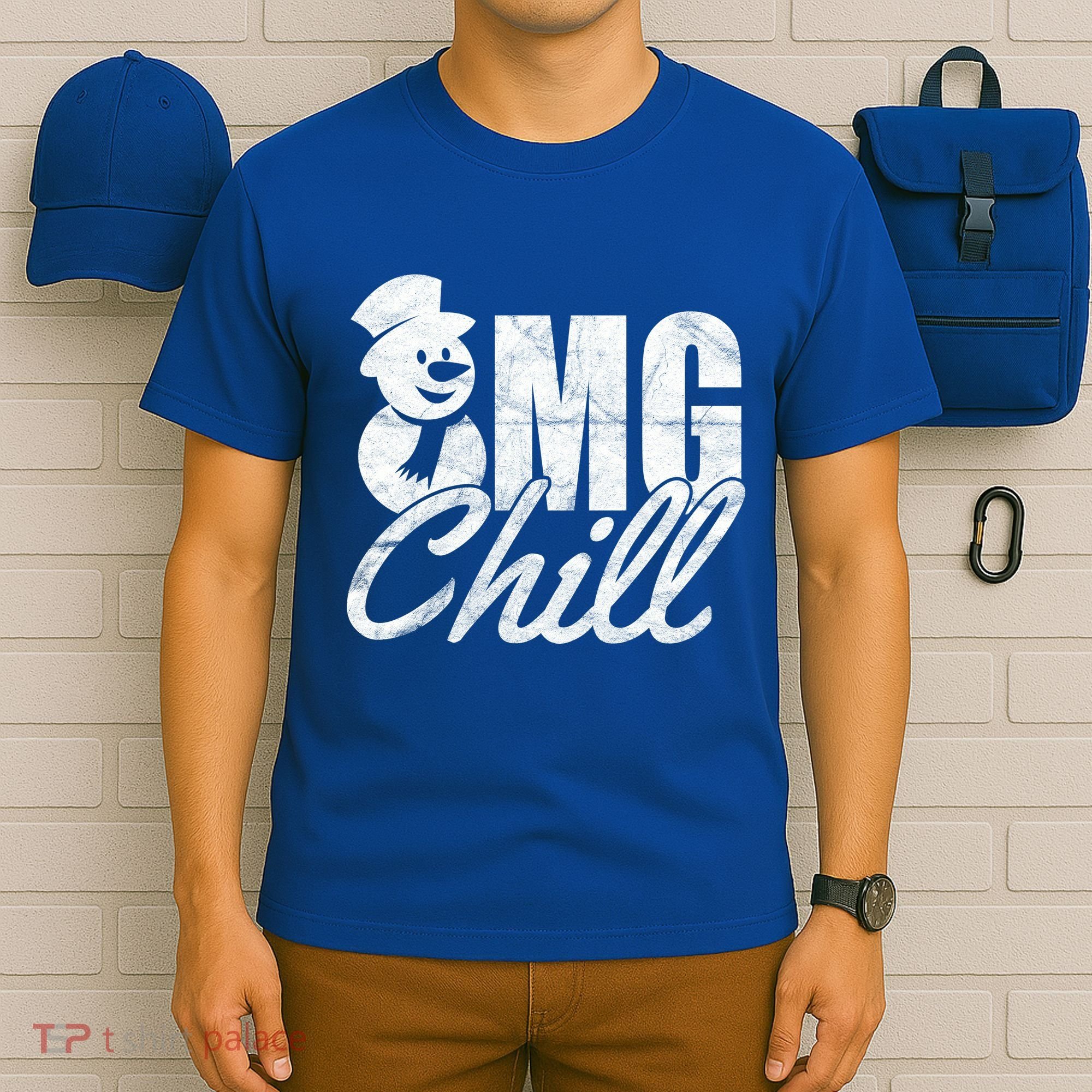 OMG Chill Winter Snowman T-Shirt