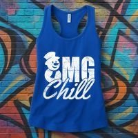 OMG Chill Winter Snowman Women's Tank Top thumb 3