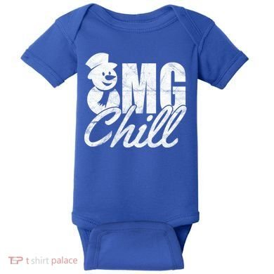 OMG Chill Winter Snowman Baby Bodysuit