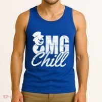 OMG Chill Winter Snowman Tank Top thumb 3