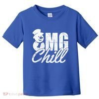 OMG Chill Winter Snowman Toddler T-Shirt thumb 0