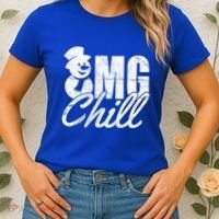 OMG Chill Winter Snowman Women's T-Shirt thumb 2
