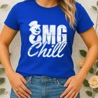 OMG Chill Winter Snowman Women's T-Shirt thumb 2