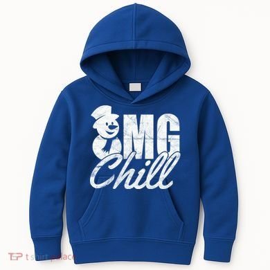 OMG Chill Winter Snowman Kids Hoodie