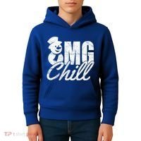 OMG Chill Winter Snowman Kids Hoodie thumb 4