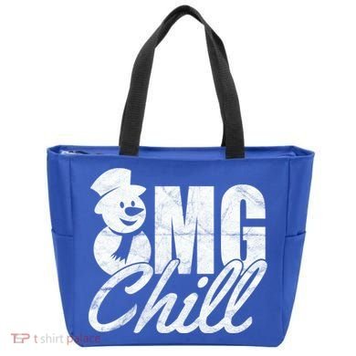 OMG Chill Winter Snowman Tote Bag