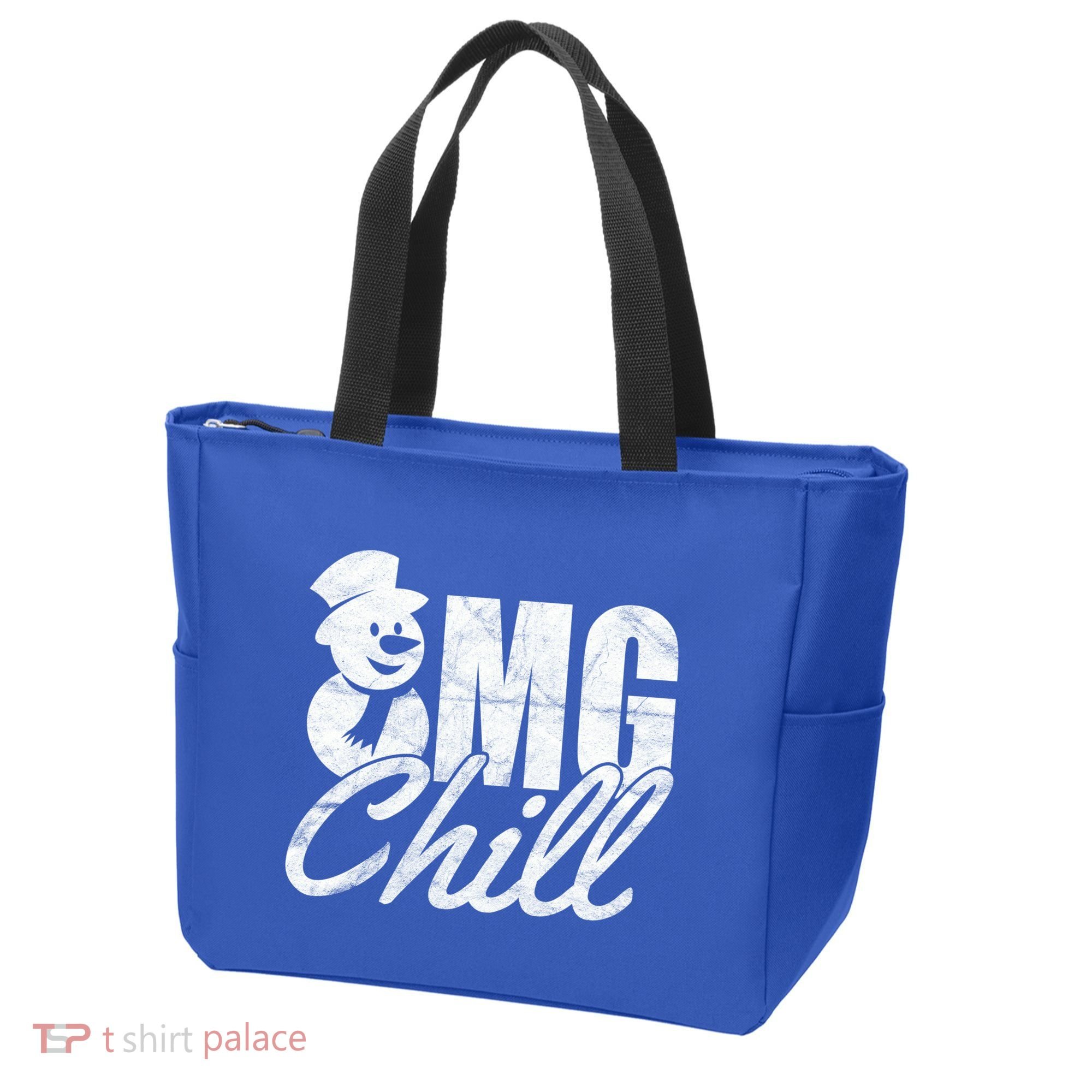 OMG Chill Winter Snowman Tote Bag