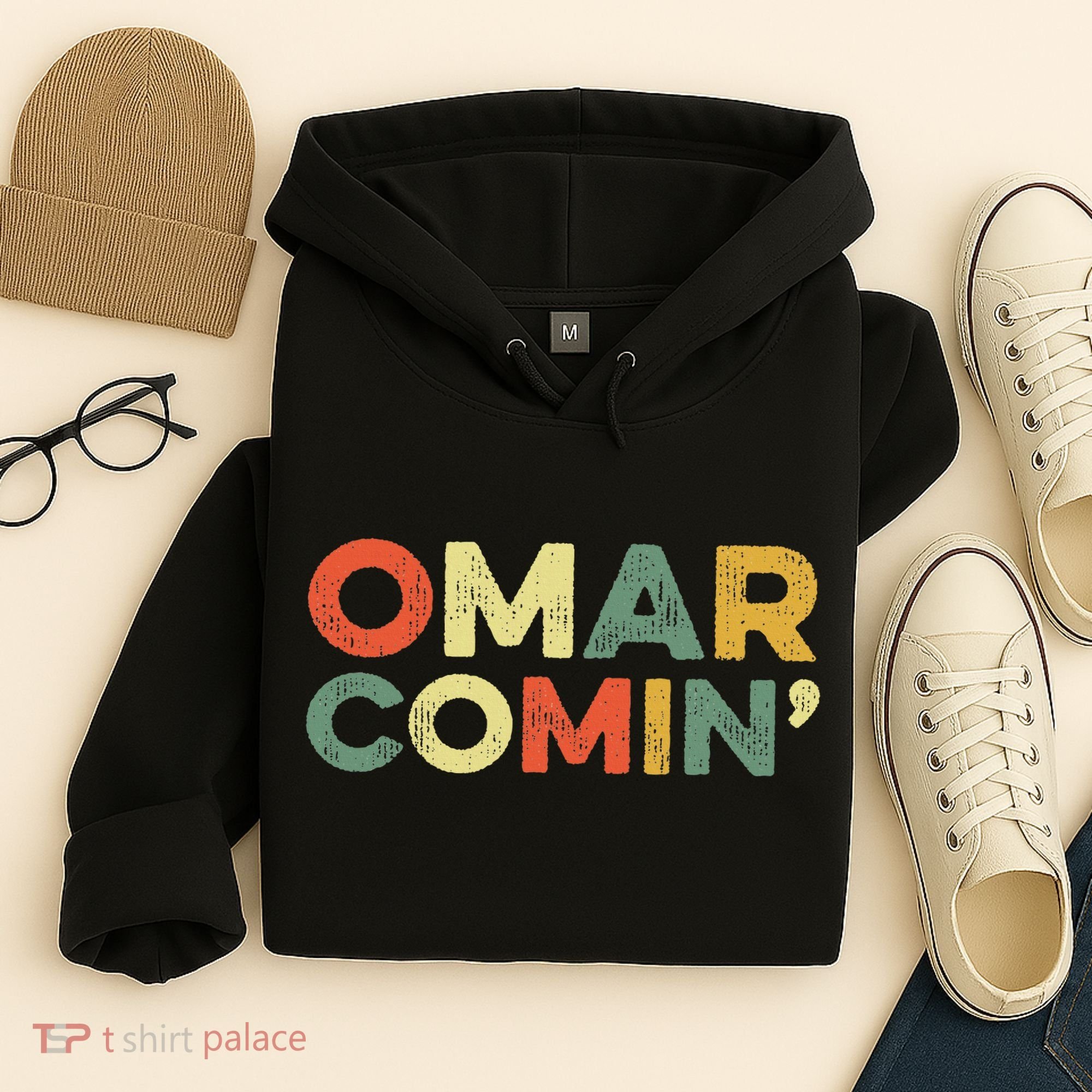 Omar Comin Wire Funny Meme Trending Popular Culture Slang Hoodie