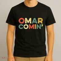 Omar Comin Wire Funny Meme Trending Popular Culture Slang T-Shirt thumb 3