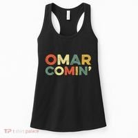 Omar Comin Wire Funny Meme Trending Popular Culture Slang Women's Tank Top thumb 0
