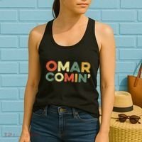 Omar Comin Wire Funny Meme Trending Popular Culture Slang Women's Tank Top thumb 2