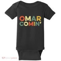 Omar Comin Wire Funny Meme Trending Popular Culture Slang Baby Bodysuit thumb 0