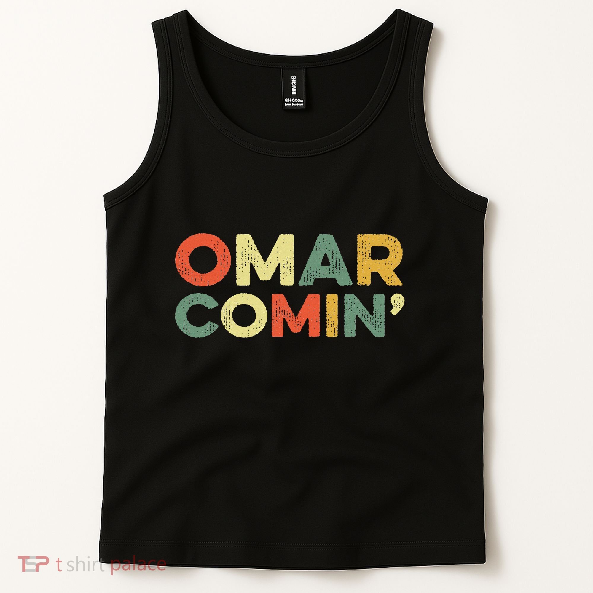 Omar Comin Wire Funny Meme Trending Popular Culture Slang Tank Top