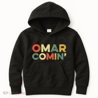 Omar Comin Wire Funny Meme Trending Popular Culture Slang Kids Hoodie thumb 0