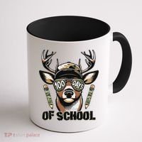 Oh Deer 100 Days Of School Are Here Deer Hunting 100th Day Coffee Mug thumb 1
