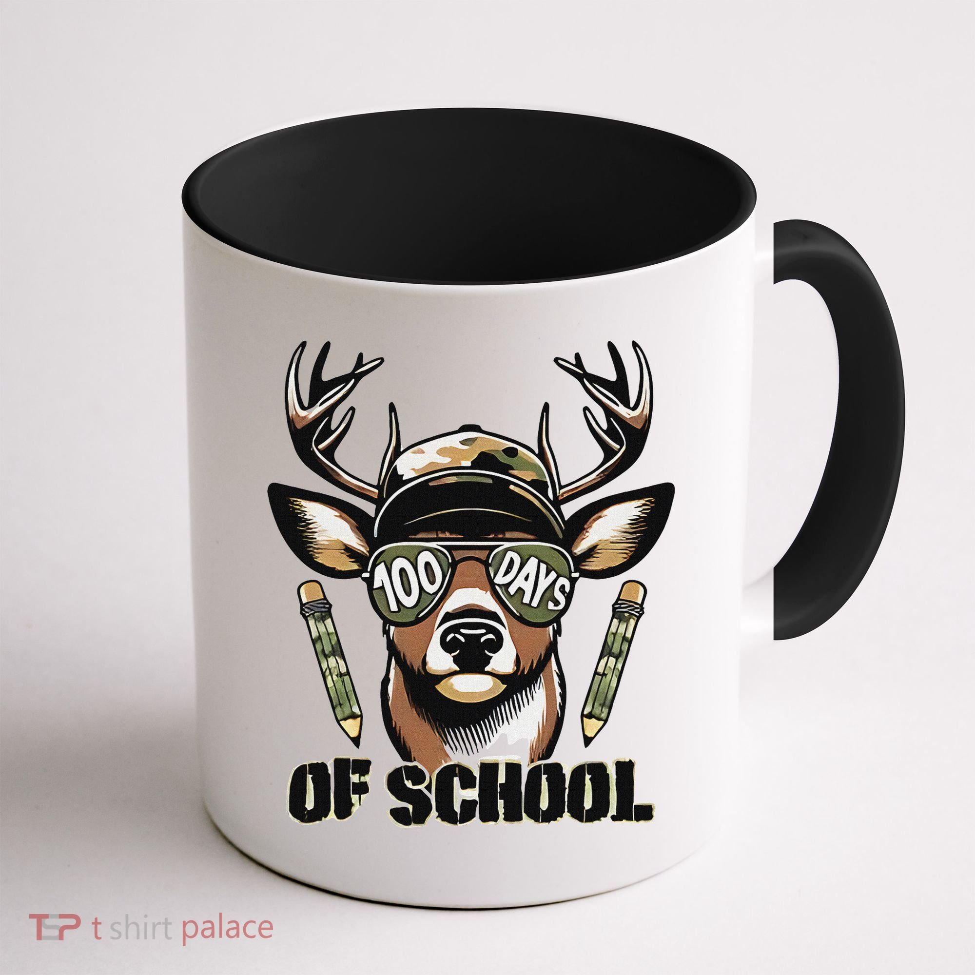 Oh Deer 100 Days Of School Are Here Deer Hunting 100th Day Coffee Mug