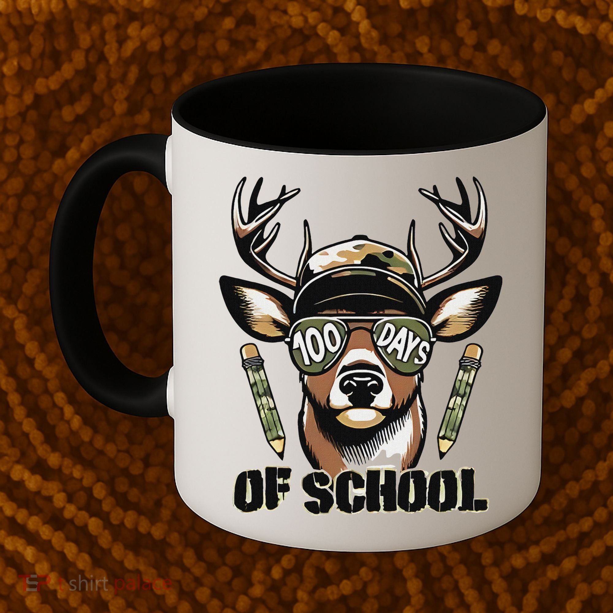 Oh Deer 100 Days Of School Are Here Deer Hunting 100th Day Coffee Mug