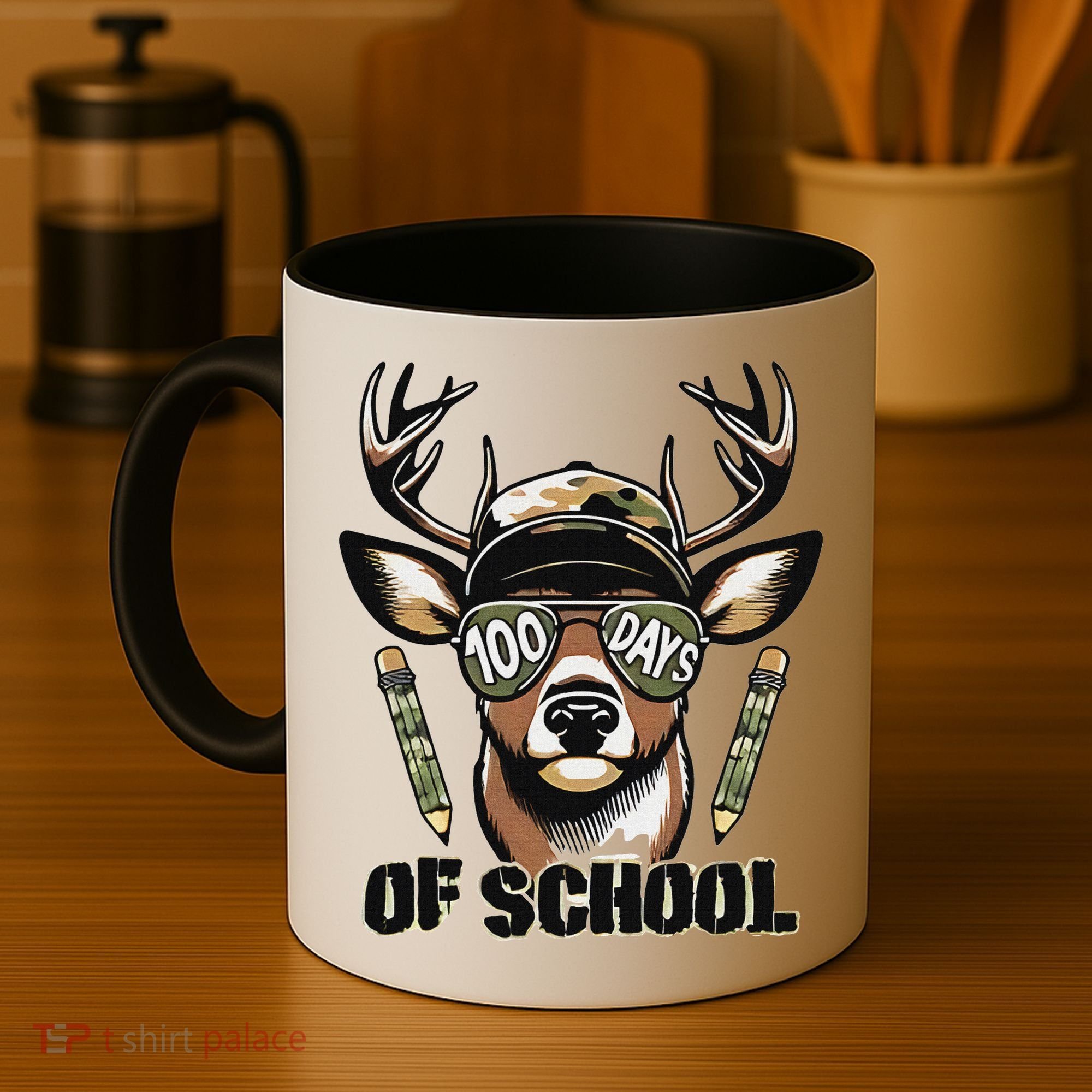 Oh Deer 100 Days Of School Are Here Deer Hunting 100th Day Coffee Mug