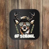 Oh Deer 100 Days Of School Are Here Deer Hunting 100th Day Coaster thumb 0