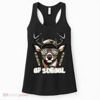 Oh Deer 100 Days Of School Are Here Deer Hunting 100th Day Women's Tank Top thumb 0