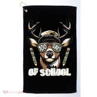 Oh Deer 100 Days Of School Are Here Deer Hunting 100th Day Golf Towel thumb 0