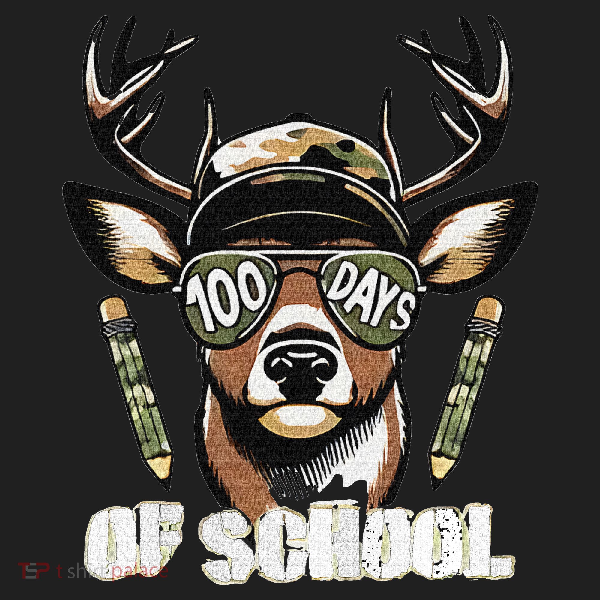Oh Deer 100 Days Of School Are Here Deer Hunting 100th Day Golf Towel
