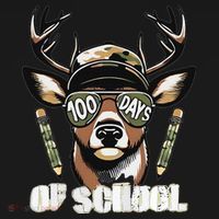 Oh Deer 100 Days Of School Are Here Deer Hunting 100th Day Women's Long Sleeve Shirt thumb 2