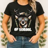 Oh Deer 100 Days Of School Are Here Deer Hunting 100th Day Women's T-Shirt thumb 2