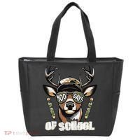 Oh Deer 100 Days Of School Are Here Deer Hunting 100th Day Tote Bag thumb 0