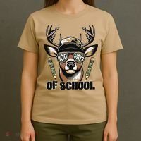 Oh Deer 100 Days Of School Are Here Deer Hunting 100th Day T-Shirt thumb 4