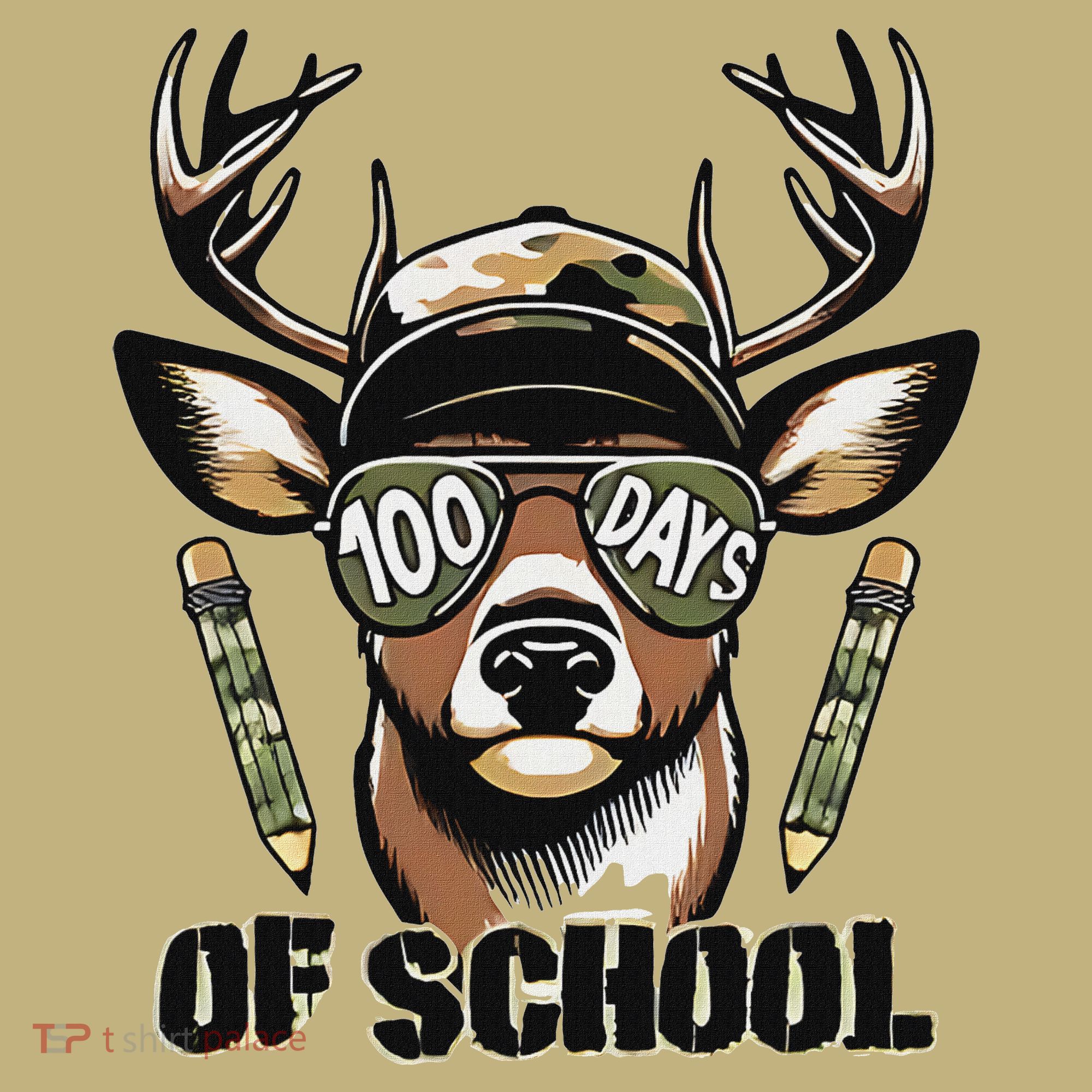 Oh Deer 100 Days Of School Are Here Deer Hunting 100th Day Mousepad