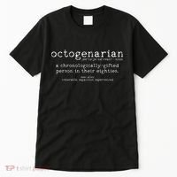 Octogenarian Definition 80 Years Old 80th Birthday Gift Tall T-Shirt thumb 0