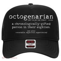 Octogenarian Definition 80 Years Old 80th Birthday Gift Hat thumb 0