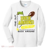 Oregon Duck Around And Find Out Kids Long Sleeve Shirt thumb 0