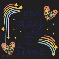 One Day At A Time Rainbow Women's Sweatshirt thumb 2
