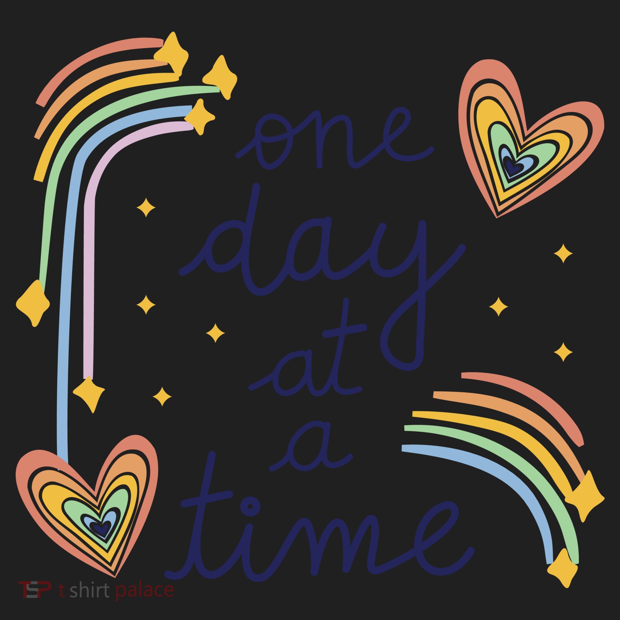 One Day At A Time Rainbow Women's Sweatshirt