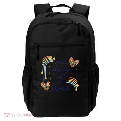 One Day At A Time Rainbow Backpack
