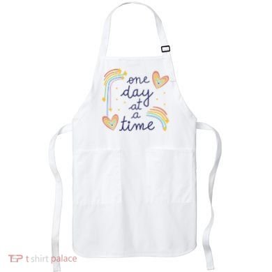 One Day At A Time Rainbow Apron