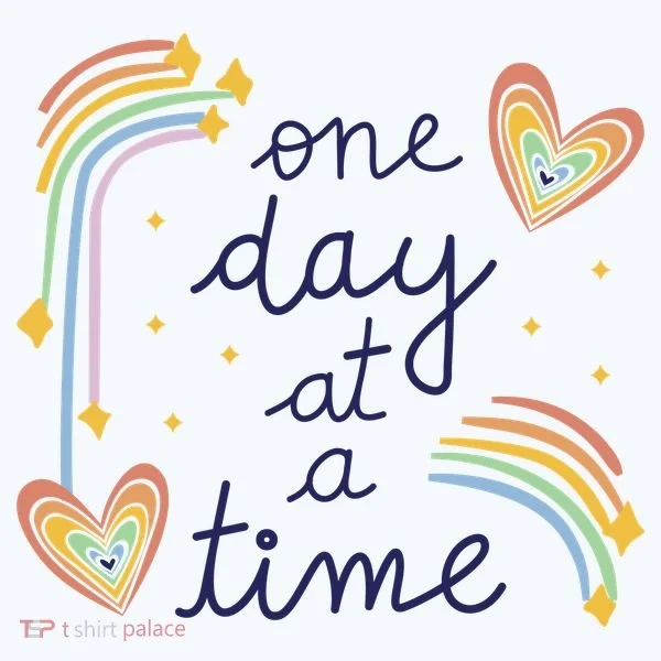 One Day At A Time Rainbow Bucket Hat