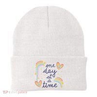 One Day At A Time Rainbow Beanie thumb 0