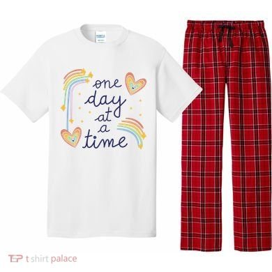 One Day At A Time Rainbow Pajama Set