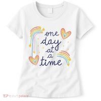 One Day At A Time Rainbow Women's T-Shirt thumb 0