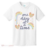 One Day At A Time Rainbow Kids T-Shirt thumb 0
