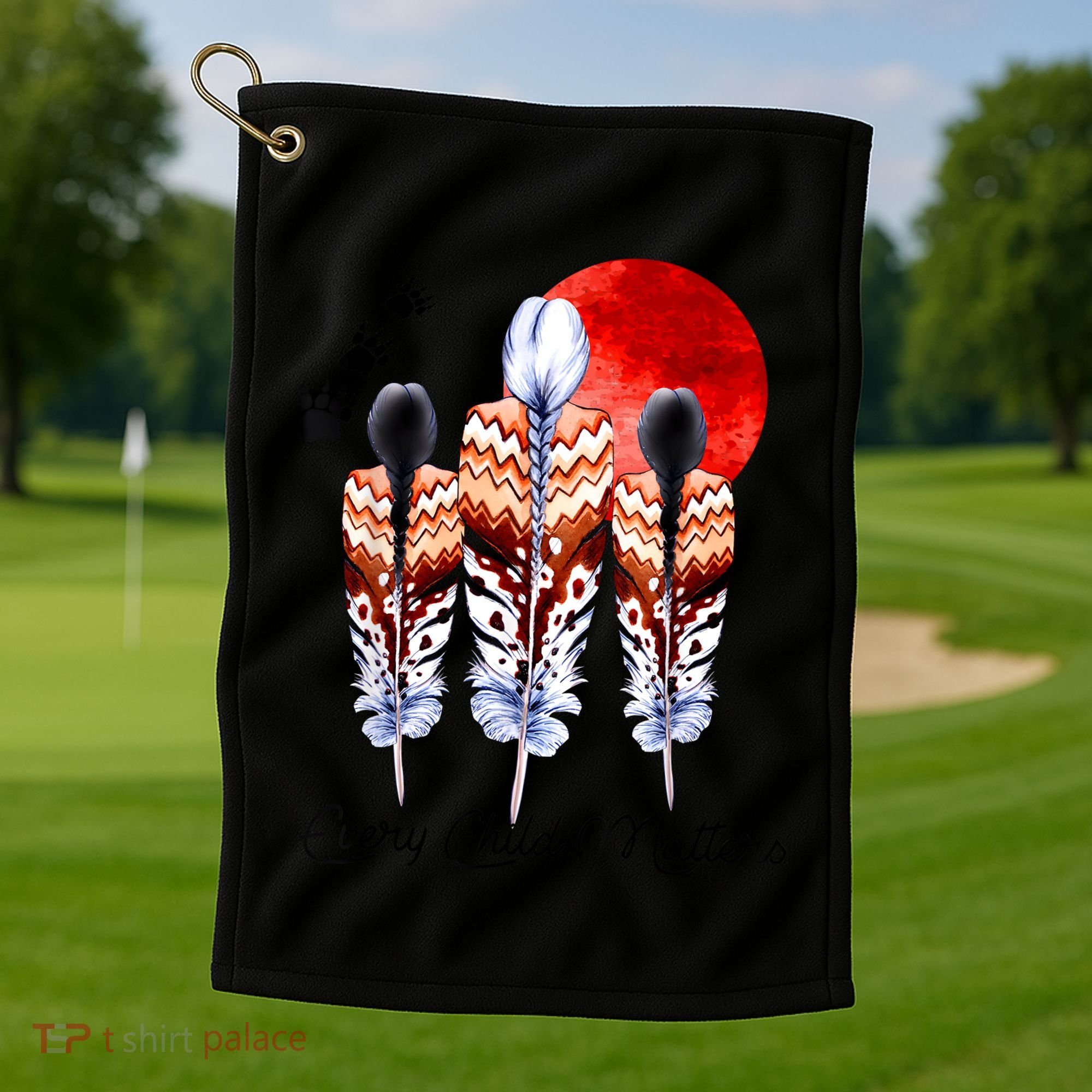 Orange Day Awareness For Indigenous Education Teachers Golf Towel
