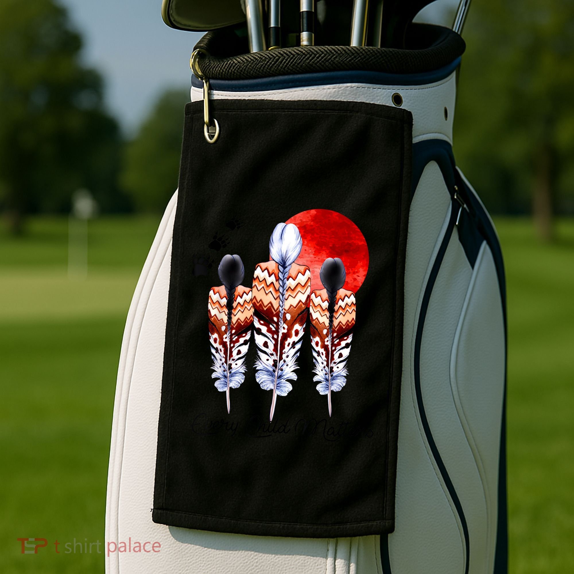 Orange Day Awareness For Indigenous Education Teachers Golf Towel