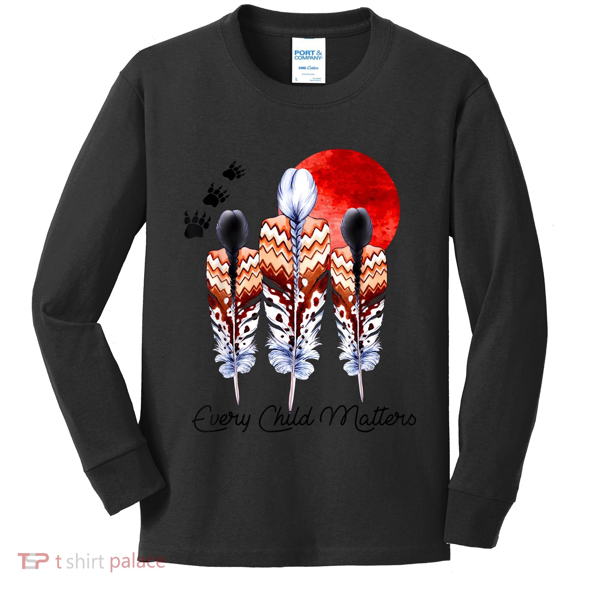 Orange Day Awareness For Indigenous Education Teachers Kids Long Sleeve Shirt