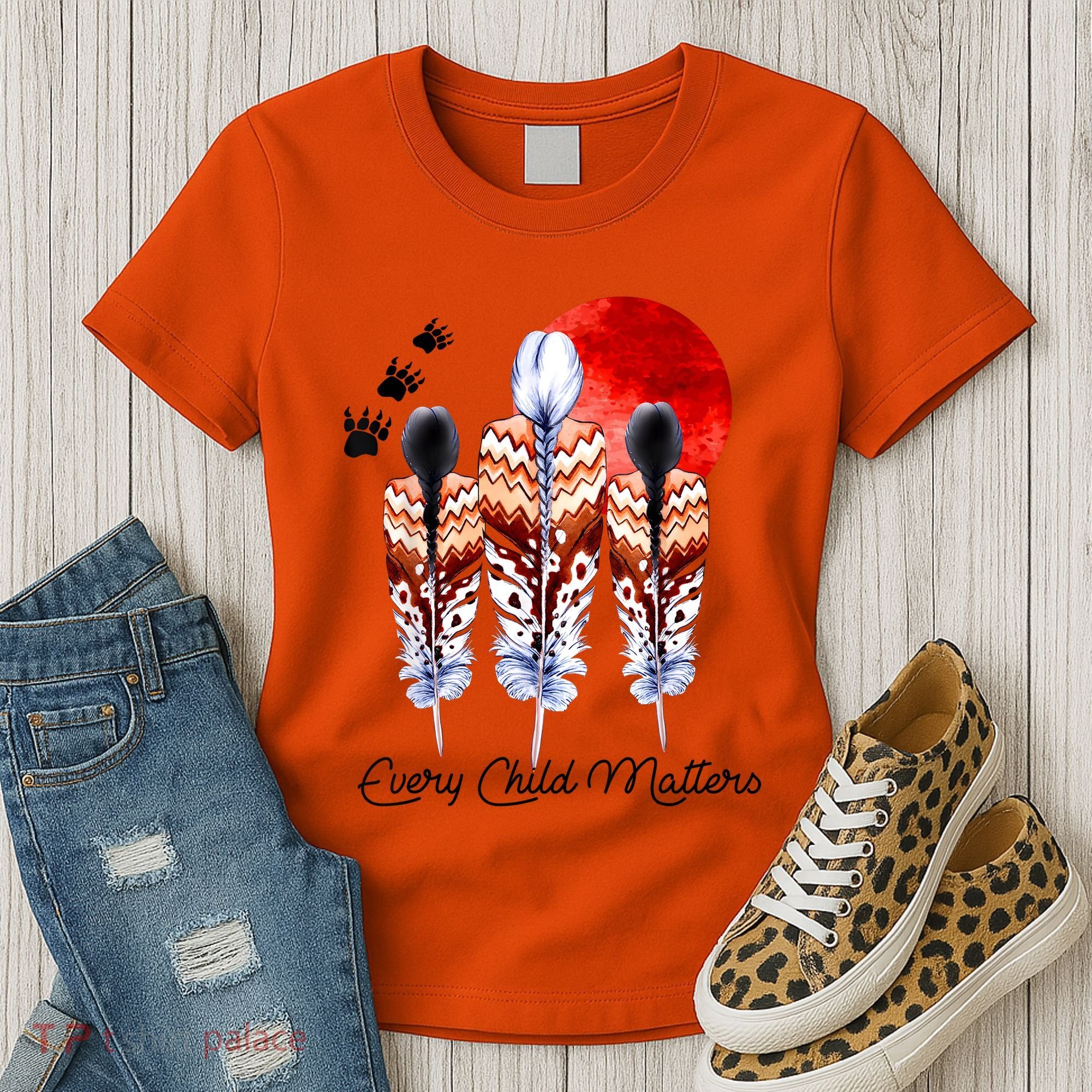 Orange Day Awareness For Indigenous Education Teachers Women's T-Shirt